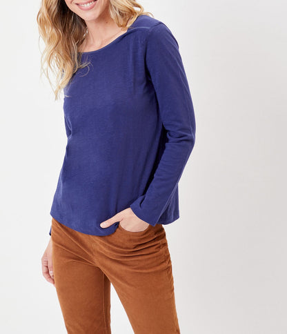 T-shirt coton bio col bateau GONDA