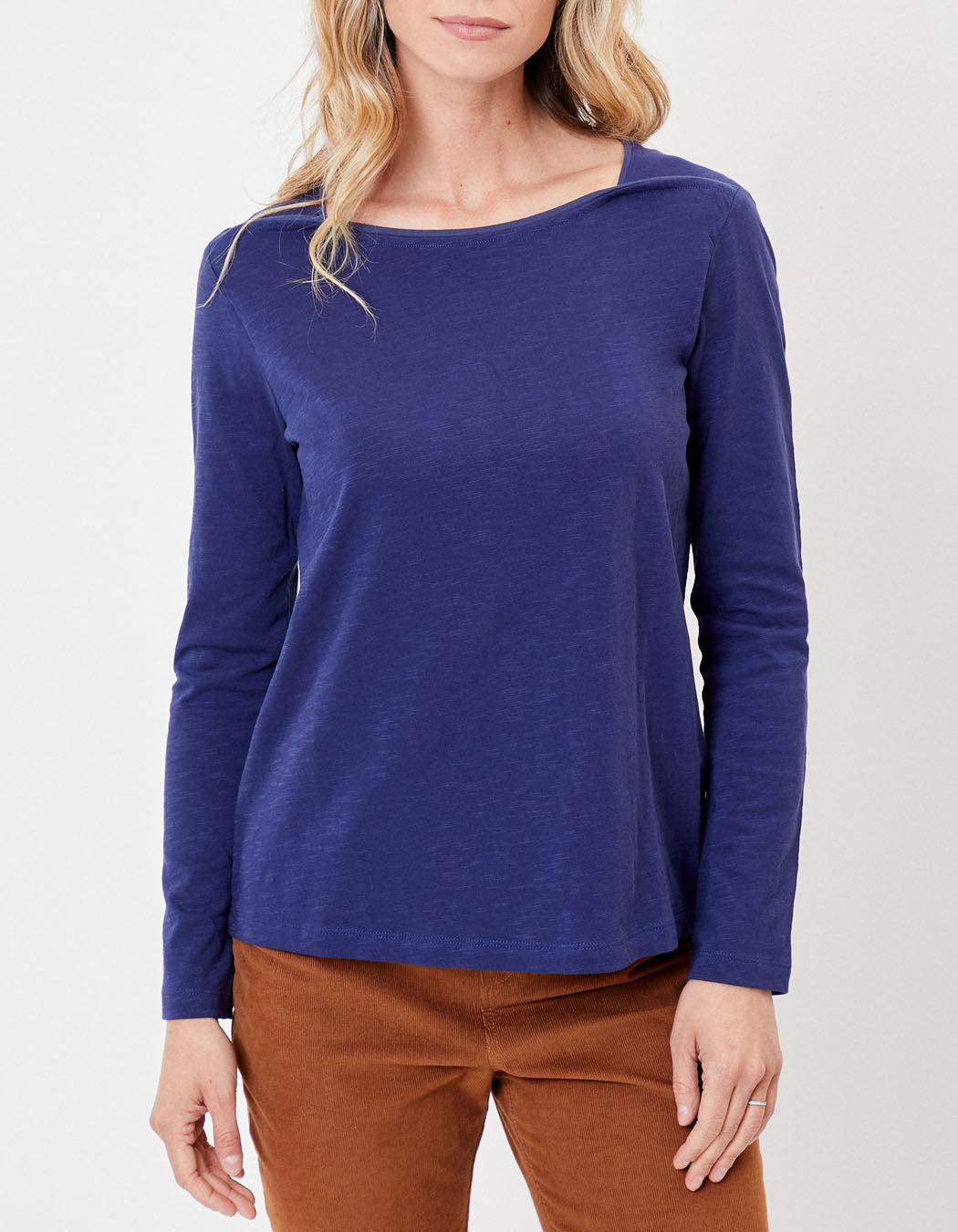 T-shirt coton bio col bateau GONDA