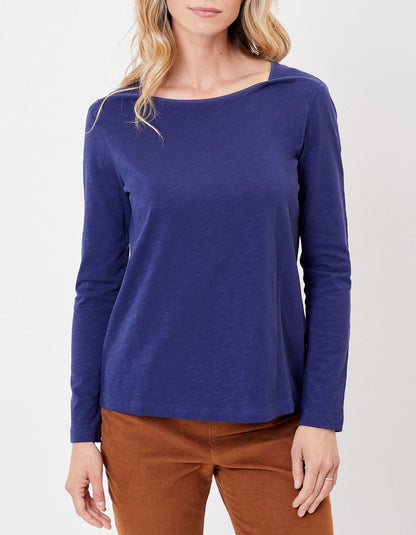 T-shirt coton bio col bateau GONDA