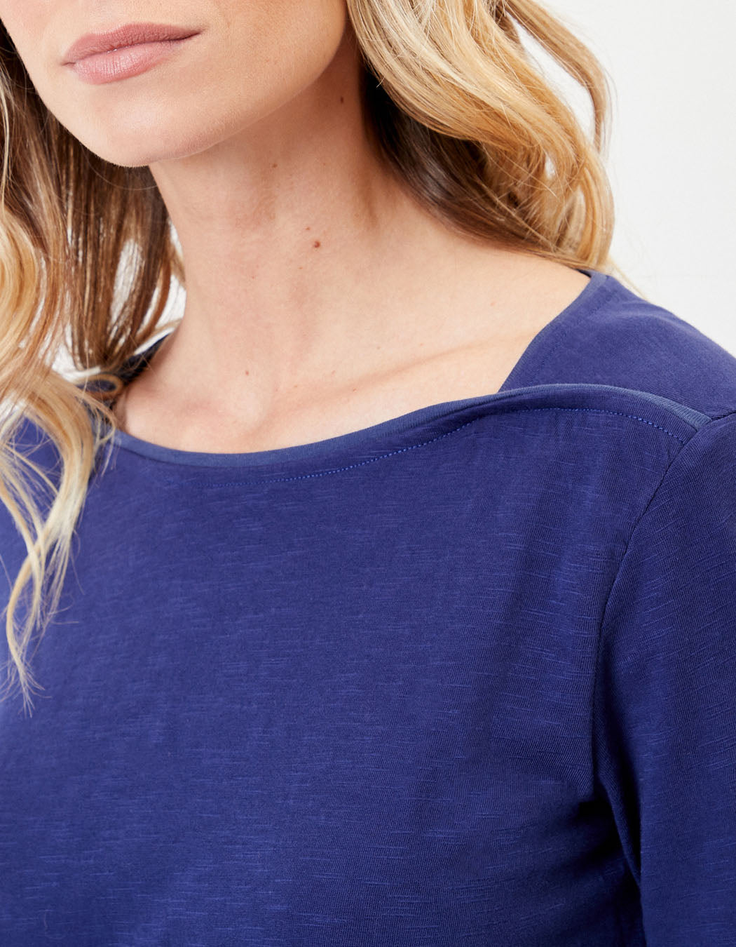 T-shirt coton bio col bateau GONDA