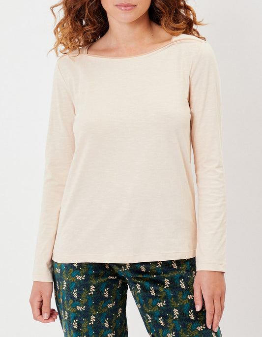 T-shirt coton bio col bateau GONDA