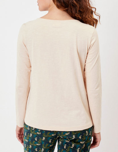 T-shirt coton bio col bateau GONDA