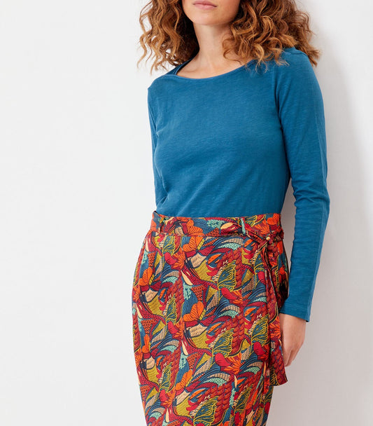 T-shirt coton bio col bateau GONDA