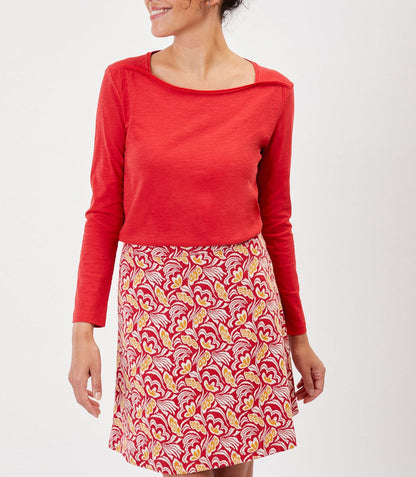 T-shirt coton bio col bateau GONDA