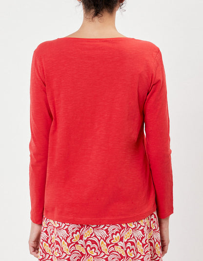 T-shirt coton bio col bateau GONDA