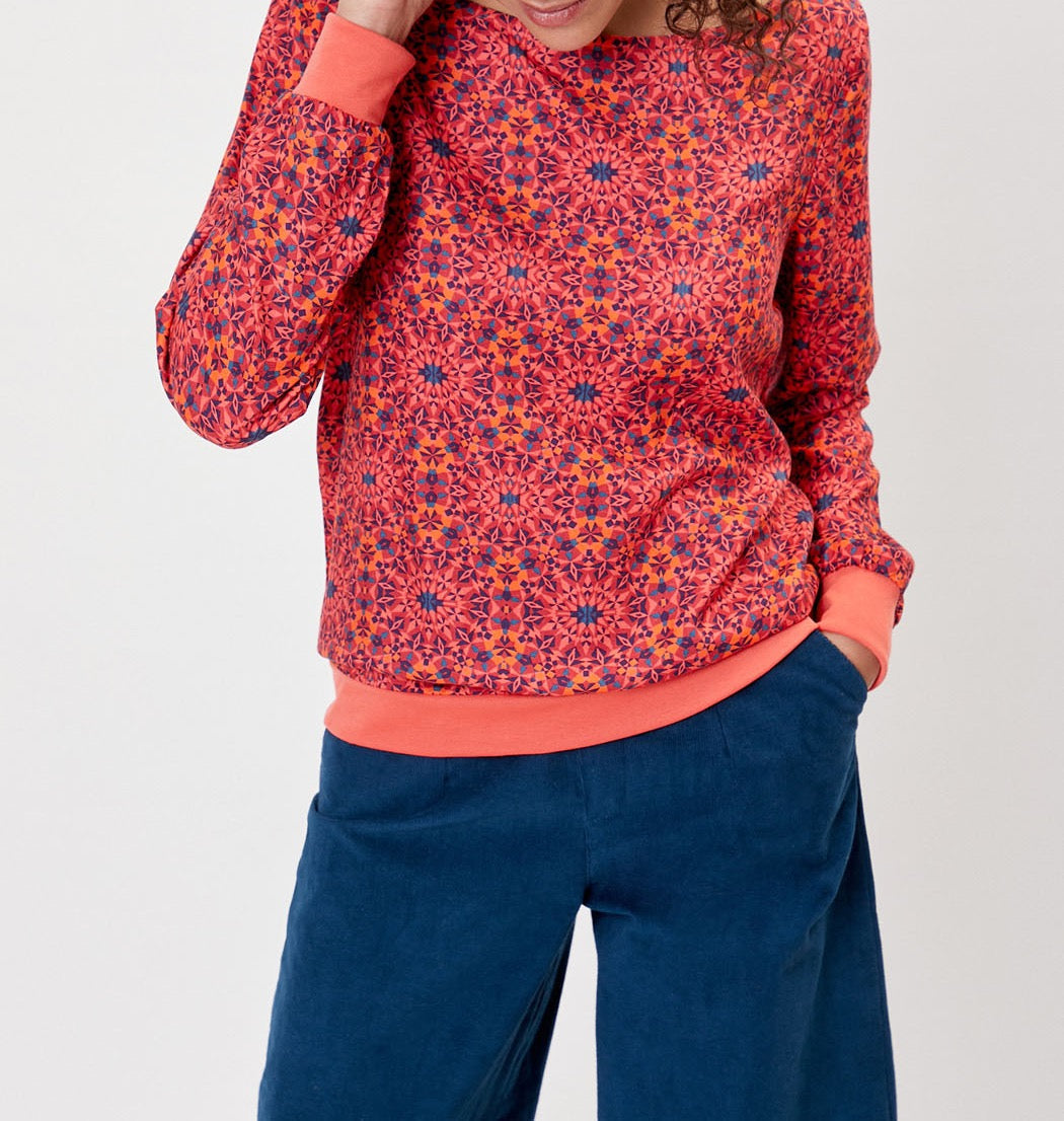 Top fluide sweat imprimé LOSAN