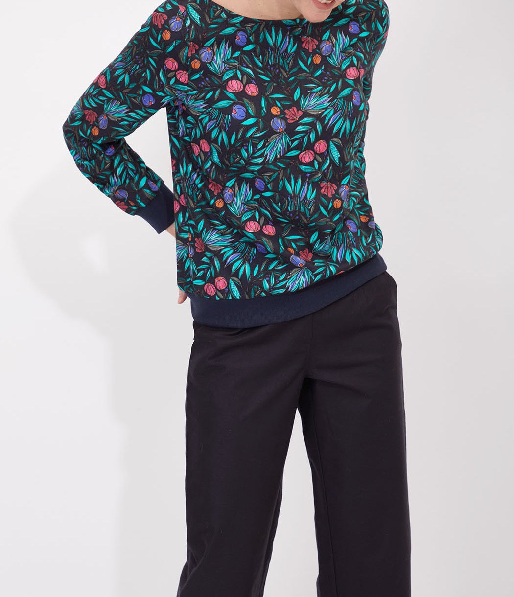 Top fluide sweat imprimé LOSAN