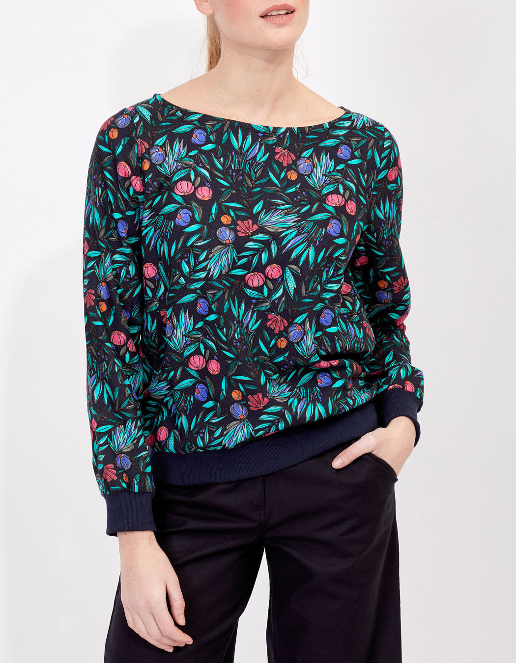 Top fluide sweat imprimé LOSAN