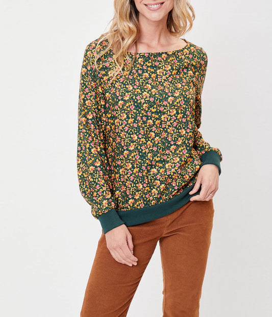 Top fluide sweat imprimé LOSAN