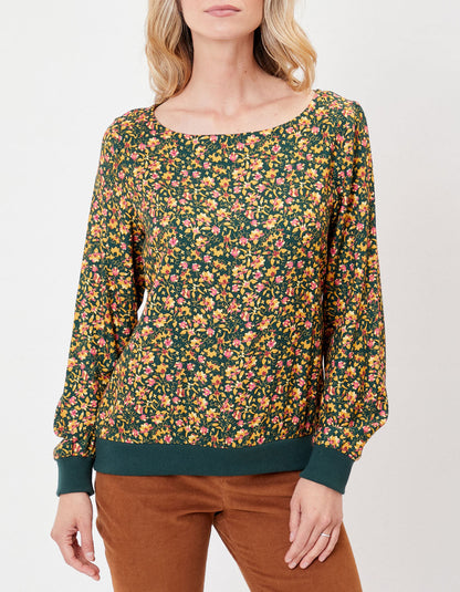 Top fluide sweat imprimé LOSAN