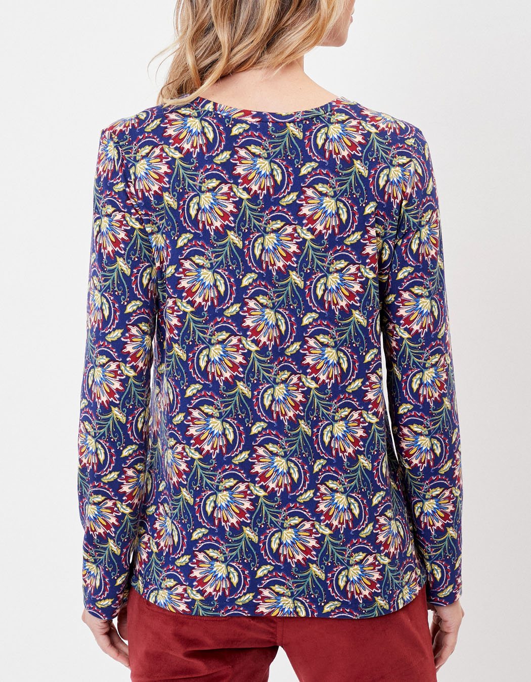 T-shirt col V imprimé ORVAR