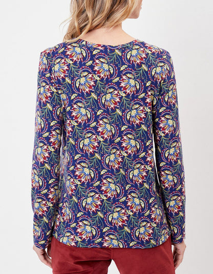 T-shirt col V imprimé ORVAR