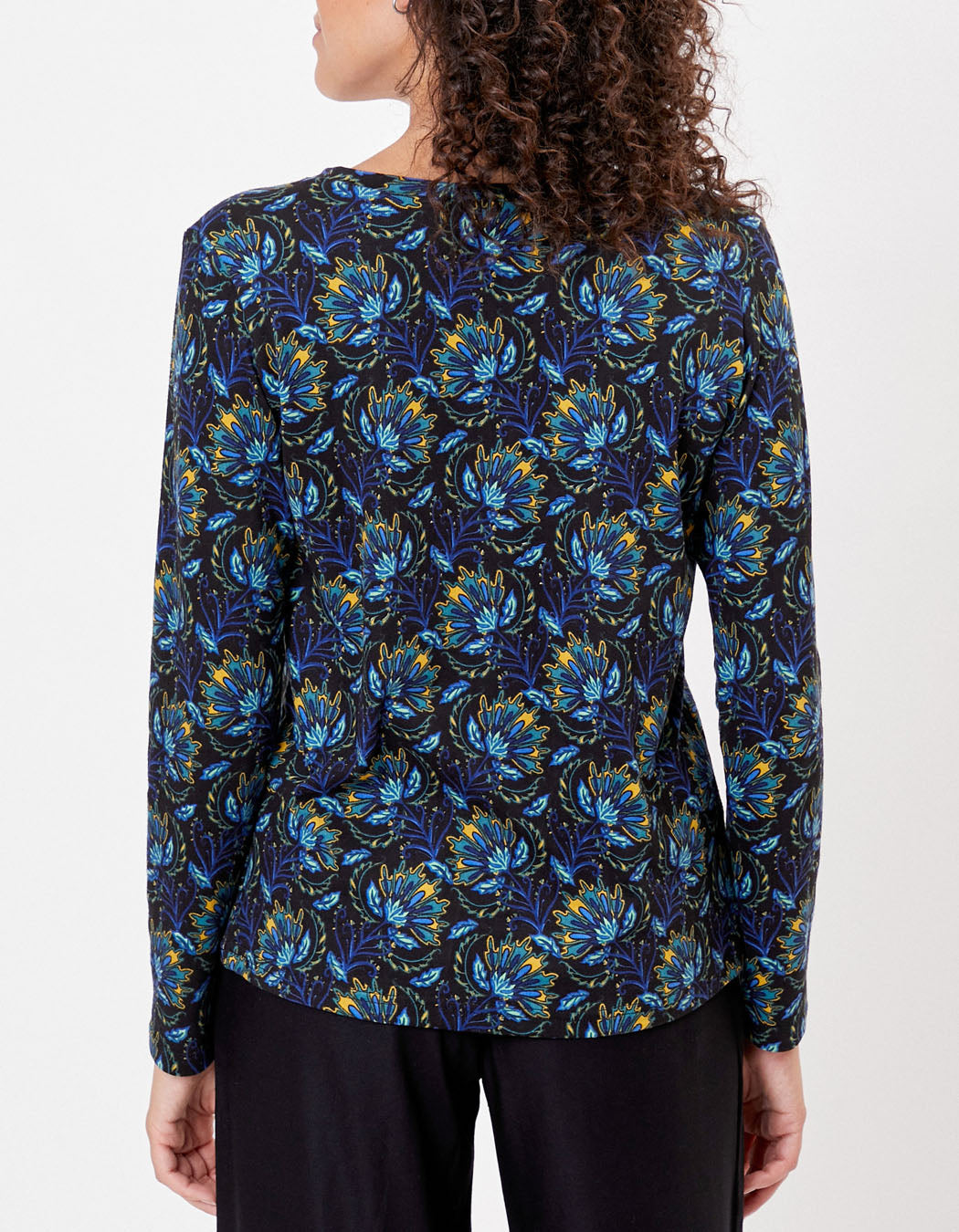 T-shirt col V imprimé ORVAR