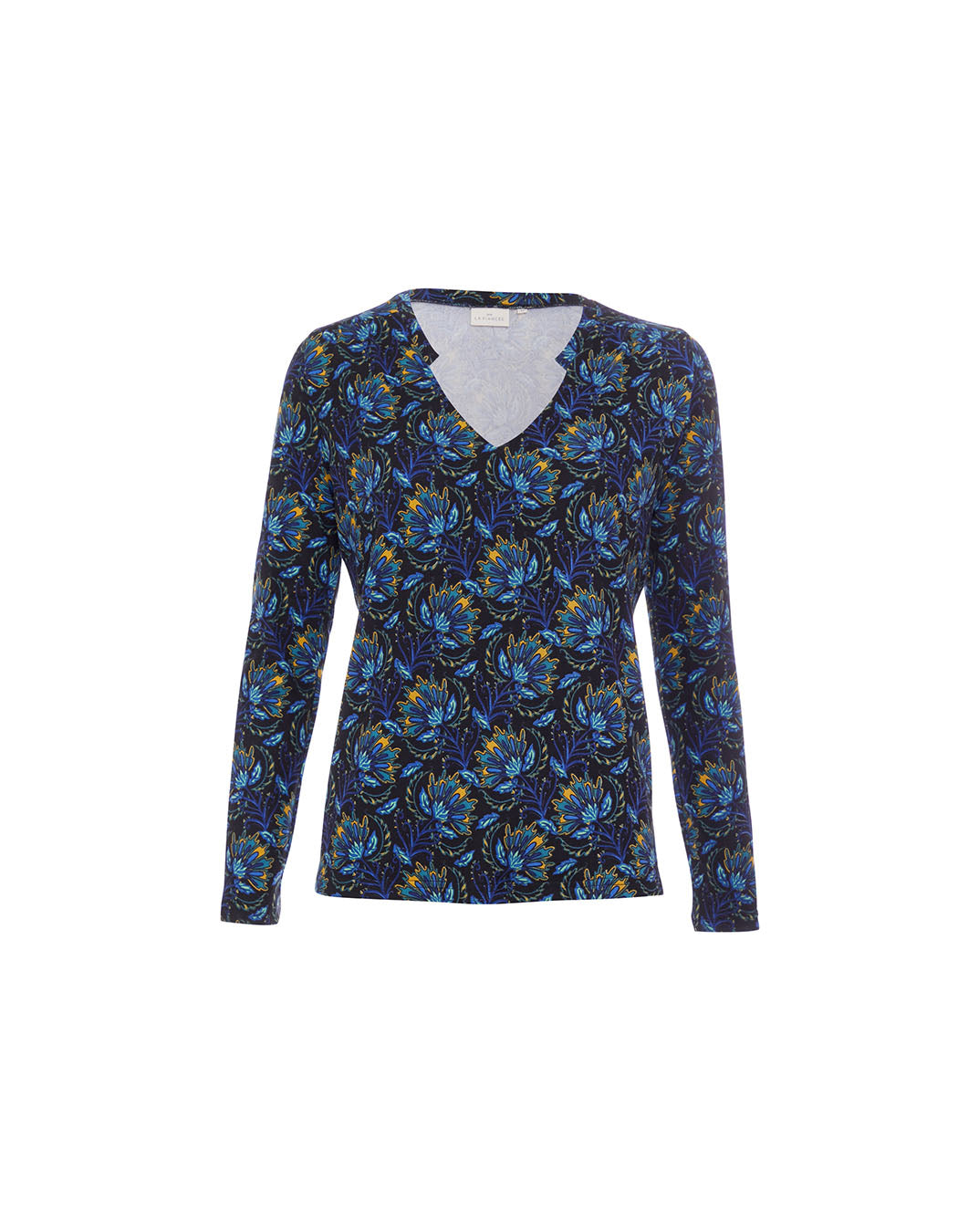 T-shirt col V imprimé ORVAR