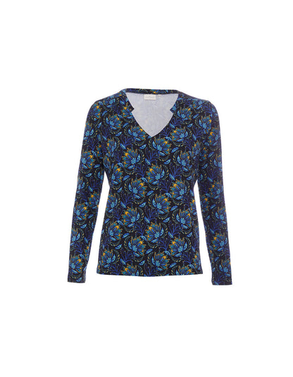 T-shirt col V imprimé ORVAR