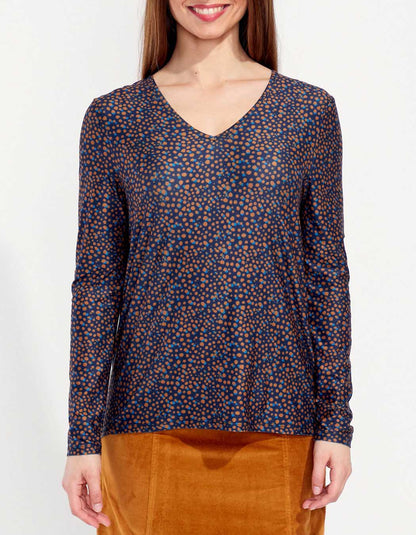 Tee-shirt col V jersey TAIKO