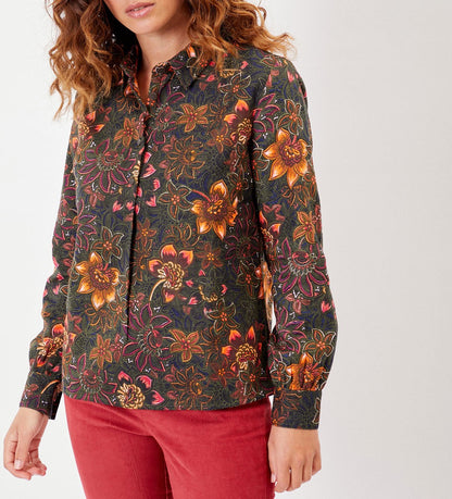 Top chemise boutonné coton bio TJORN