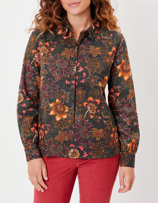 Top chemise boutonné coton bio TJORN