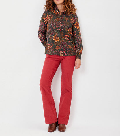 Top chemise boutonné coton bio TJORN