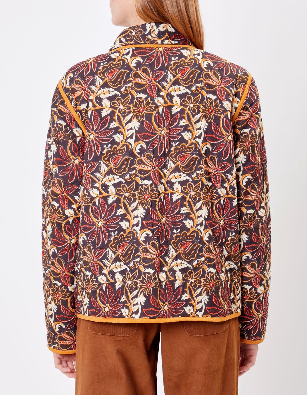 Veste Kimono Matelassée imprimée en coton MARELA
