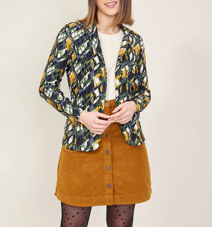 Veste blazer imprimé CATHY