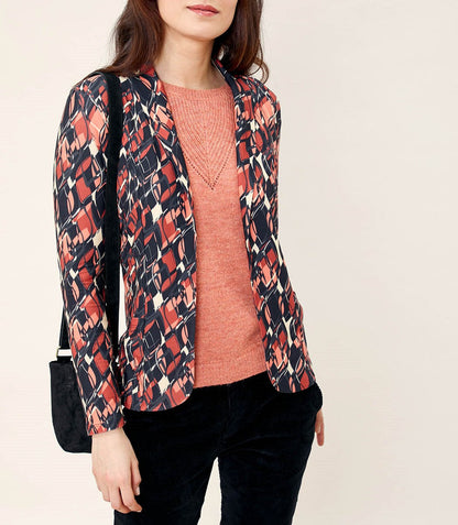Veste blazer imprimé CATHY