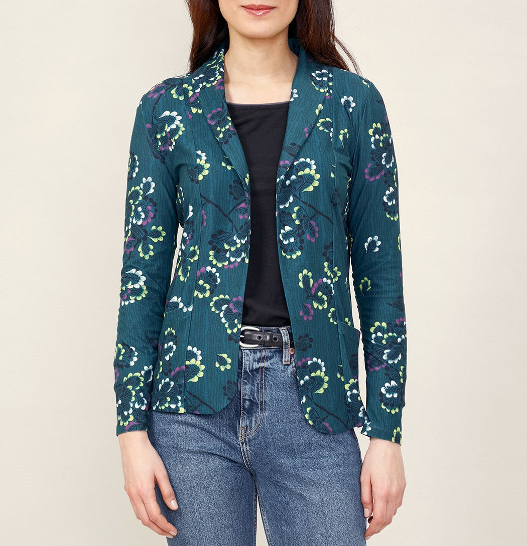 Veste blazer imprimé CATHY