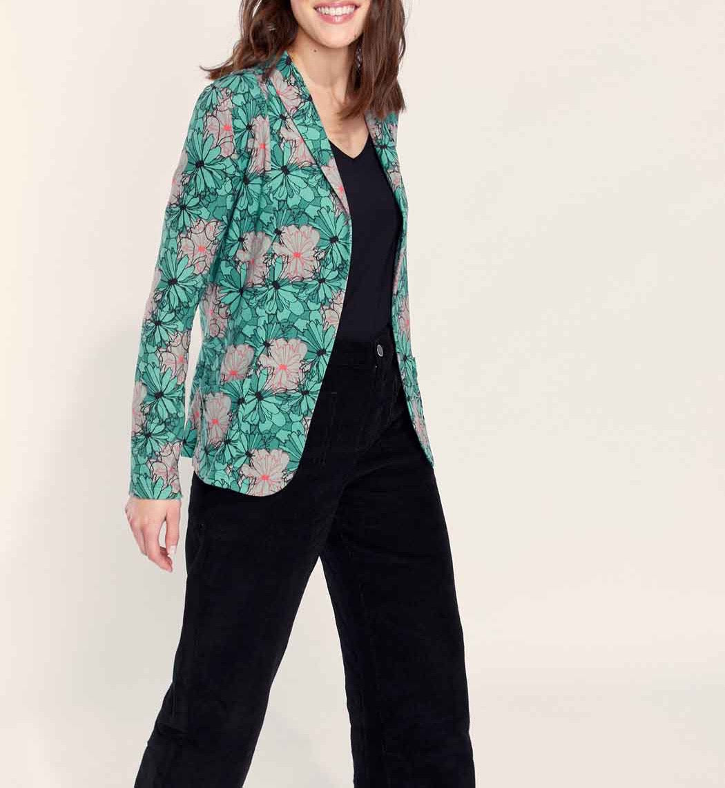 Veste maille chaude cintrée CATLINE