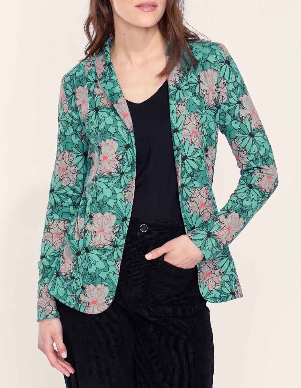Veste maille chaude cintrée CATLINE