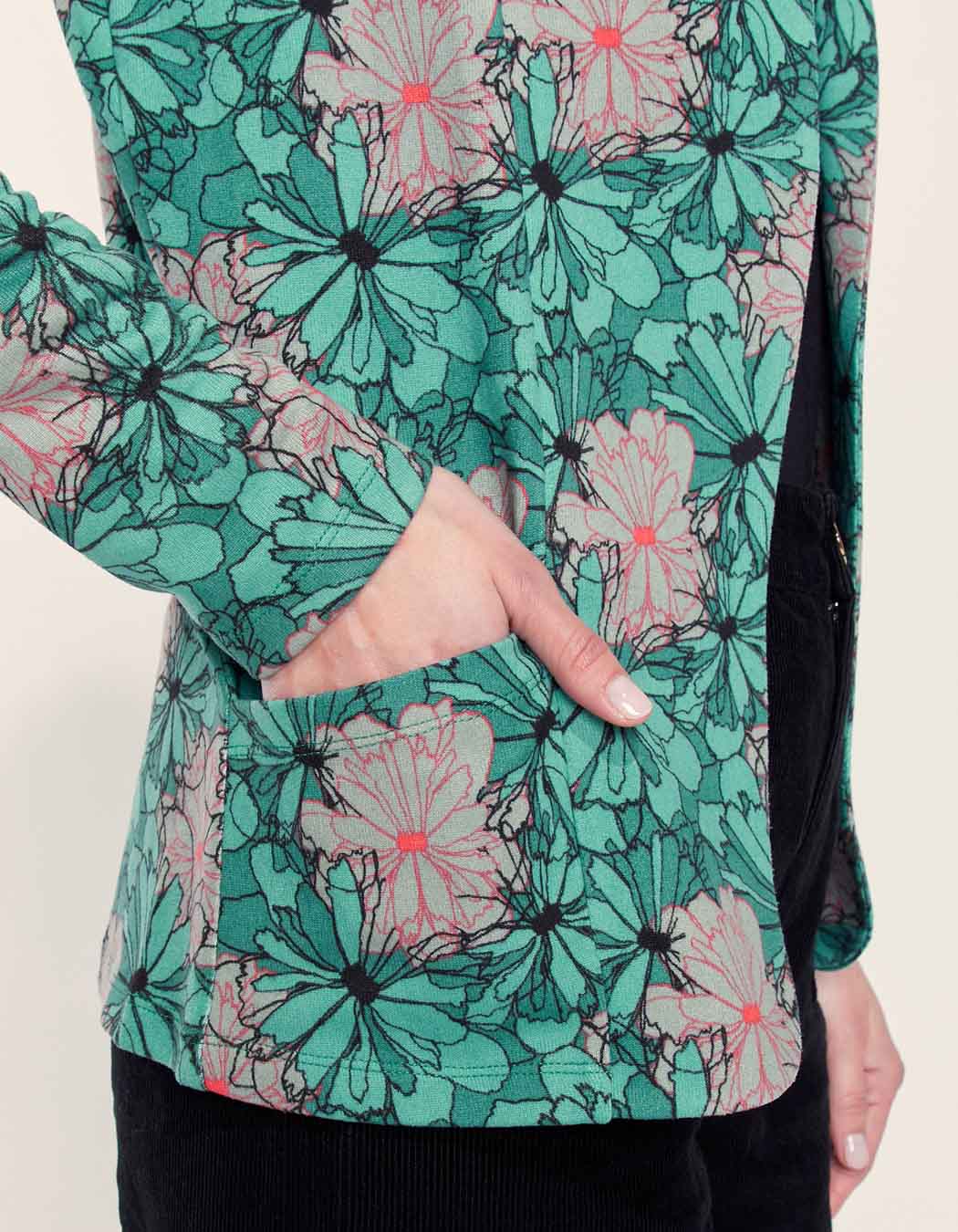 Veste maille chaude cintrée CATLINE