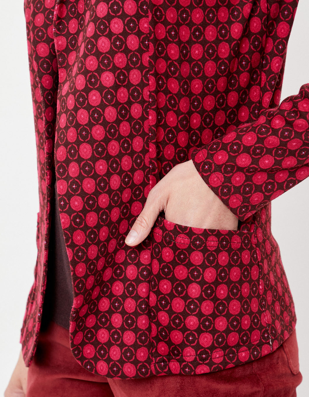 Veste souple imprimée CATLINE