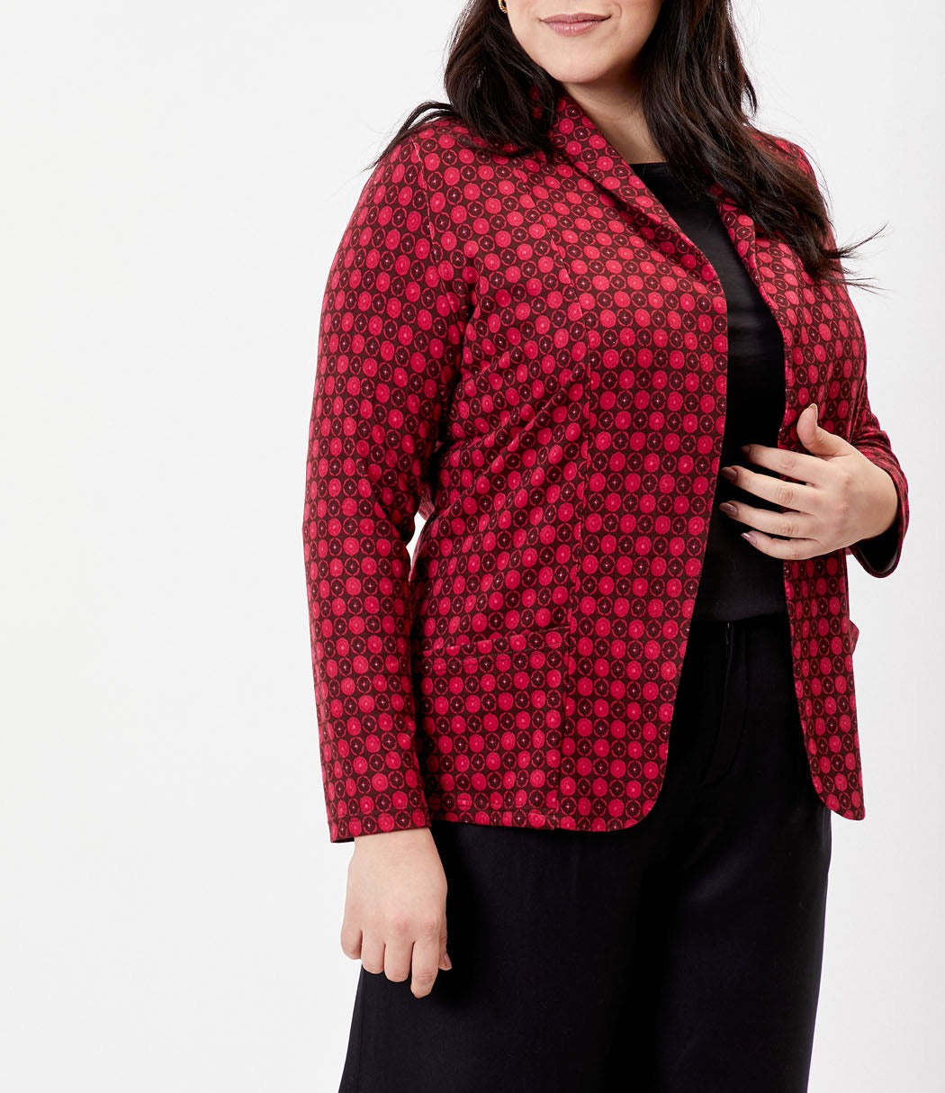 Veste souple imprimée CATLINE
