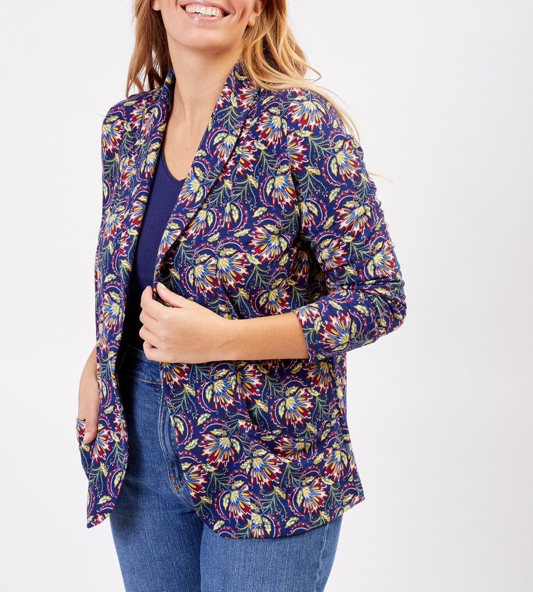 Veste souple imprimée CATLINE