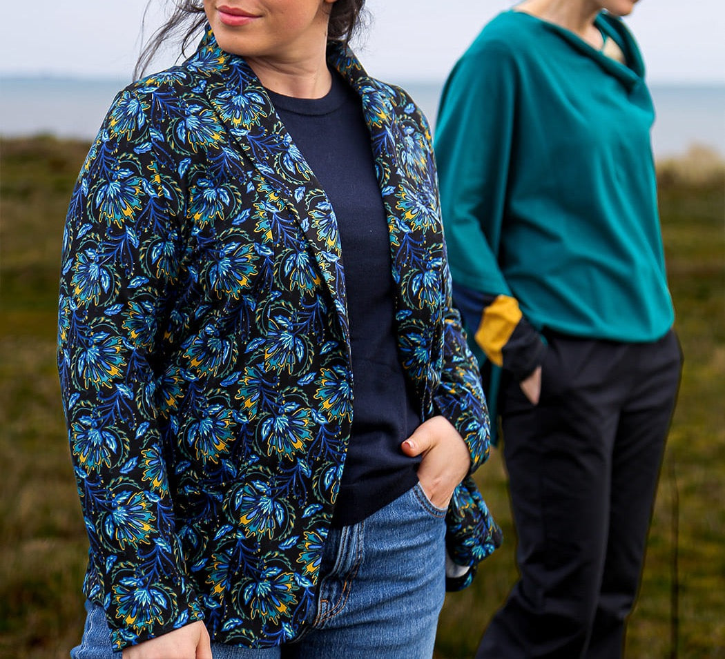 Veste souple imprimée CATLINE