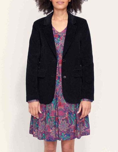 Veste blazer velours uni ETAWA