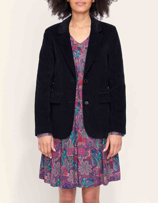 Veste blazer velours uni ETAWA