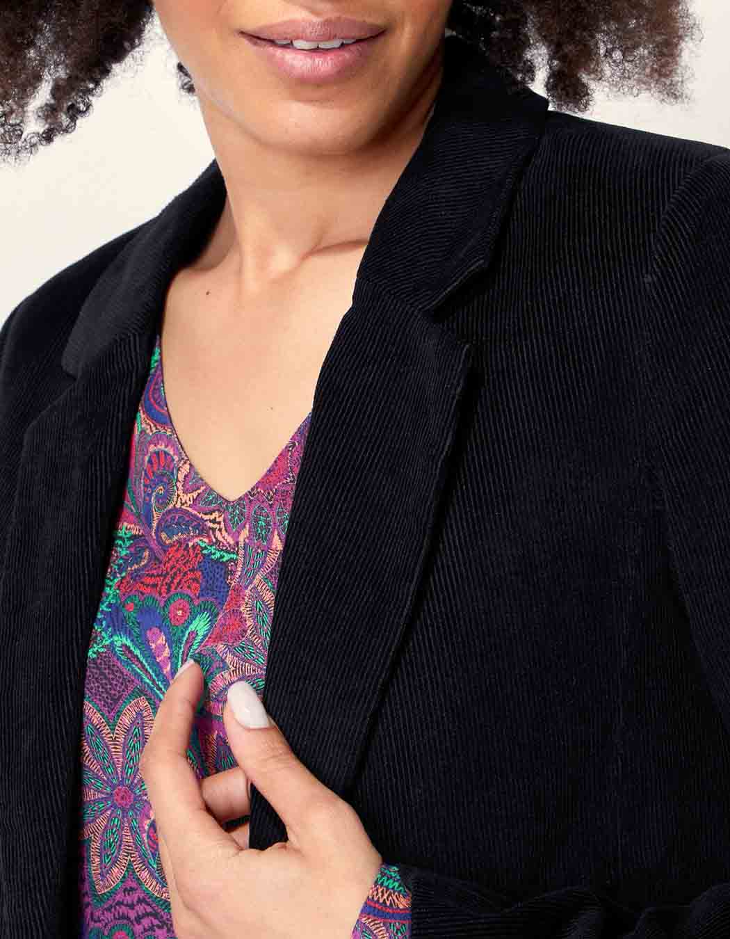 Veste blazer velours uni ETAWA