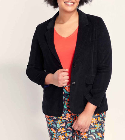 Veste blazer velours uni ETAWA