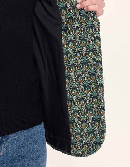 Veste blazer imprimée velours lisse ETAWA