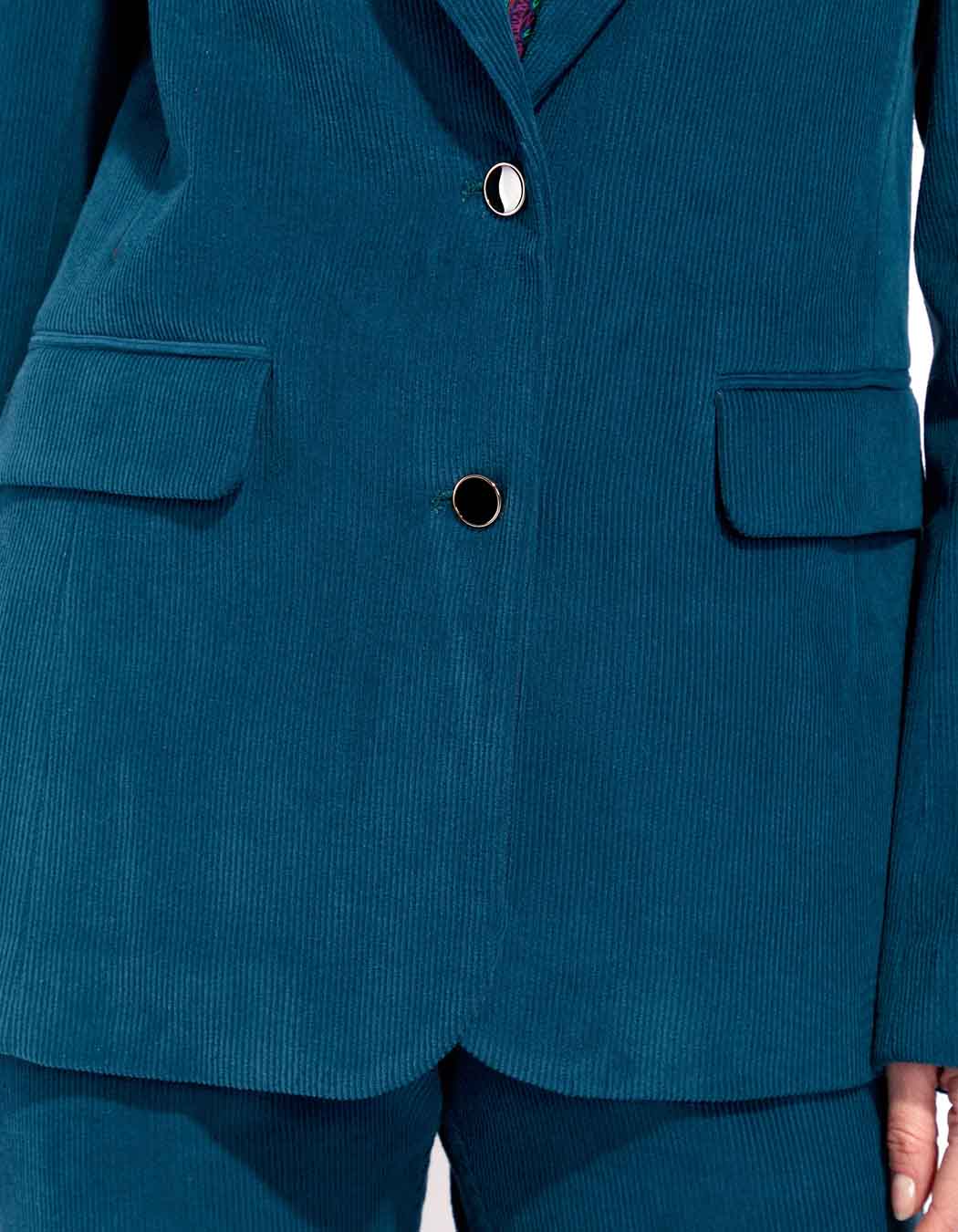 Veste blazer velours uni ETAWA