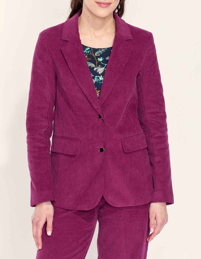 Veste blazer velours uni ETAWA