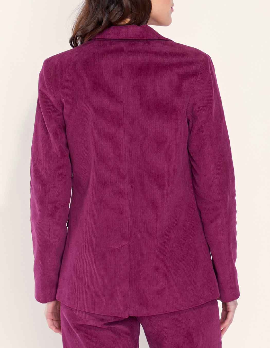 Veste blazer velours uni ETAWA