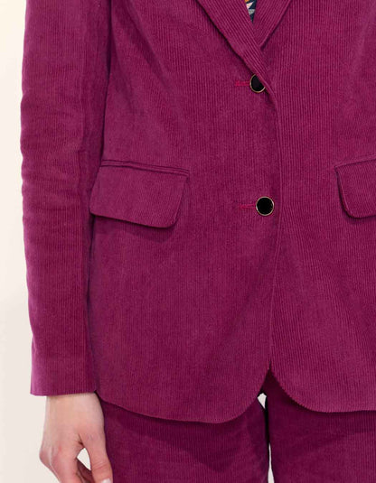Veste blazer velours uni ETAWA