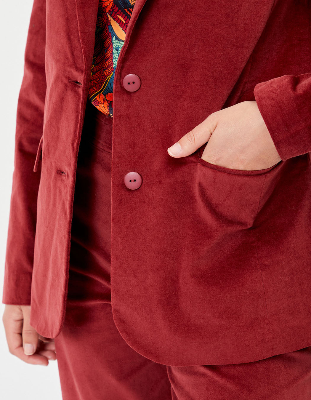Veste blazer velours ETAWA