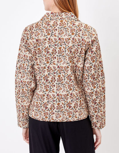Veste Tailleur Matelassée imprimée en coton KAJA