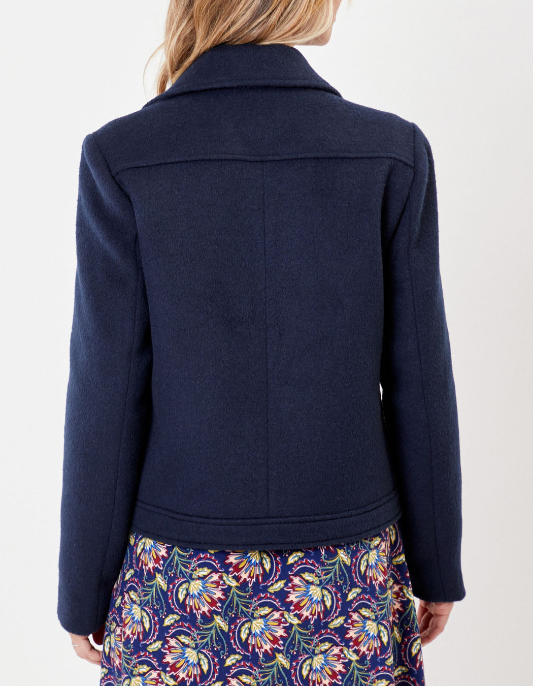 Veste perfecto uni lainage MAJDI
