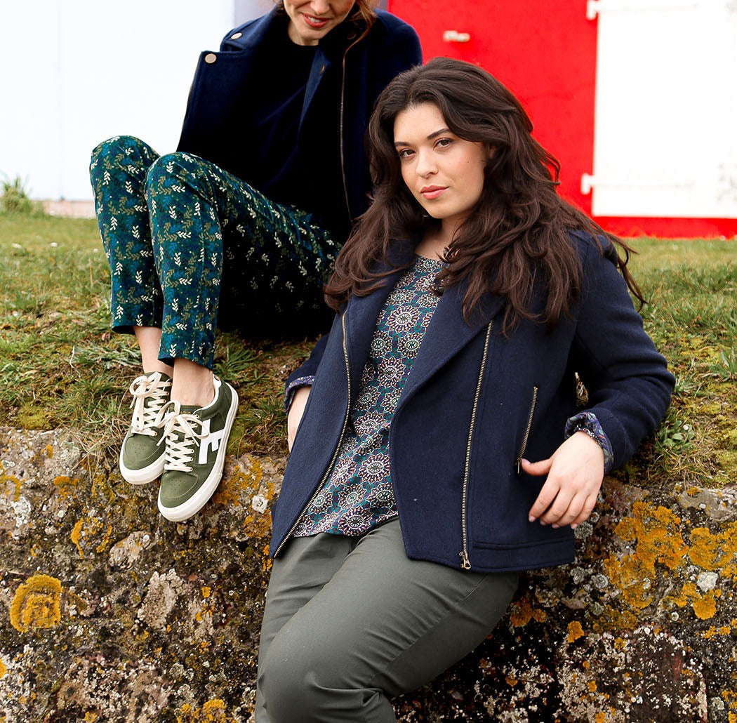 Veste perfecto uni lainage MAJDI