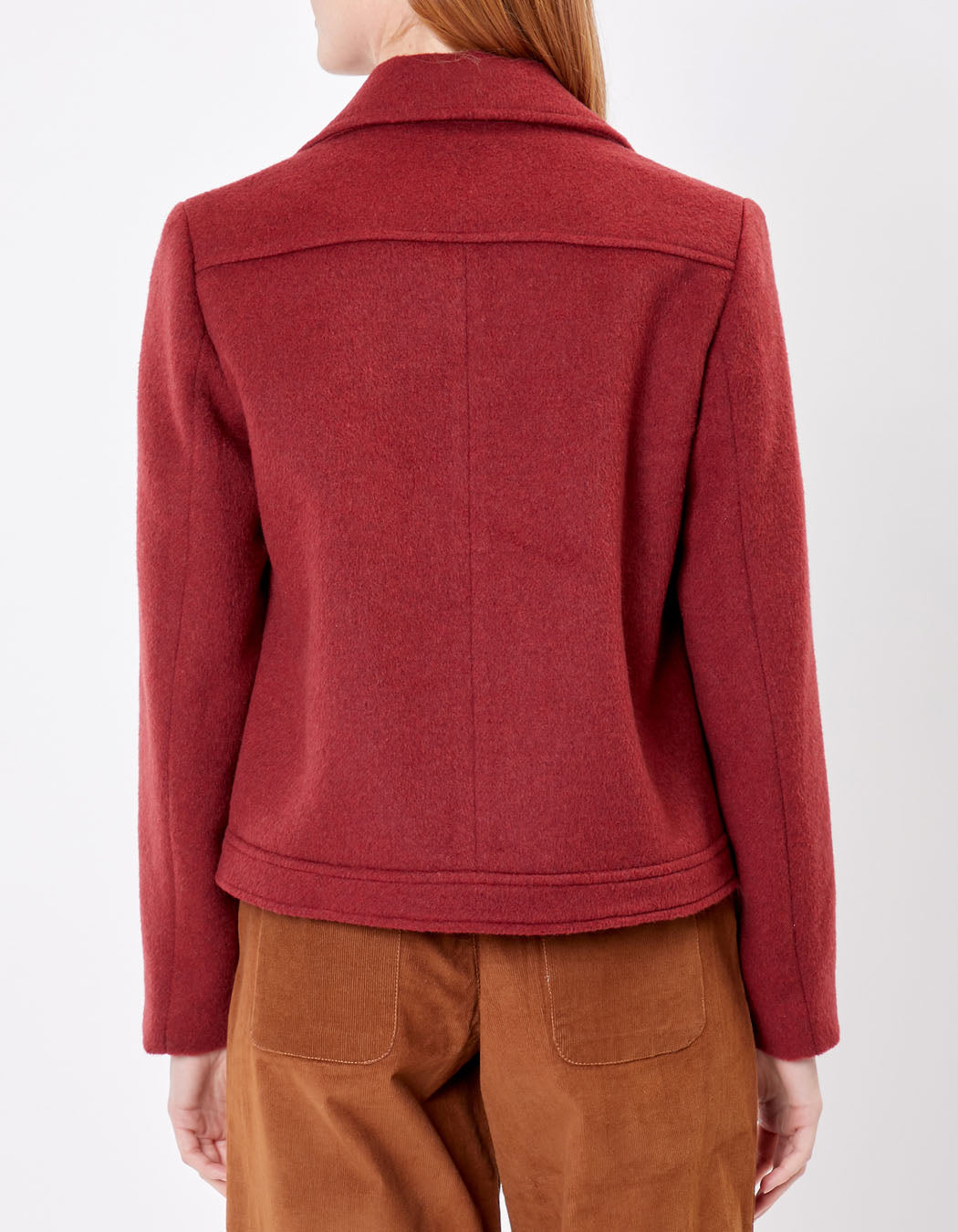 Veste perfecto uni lainage MAJDI