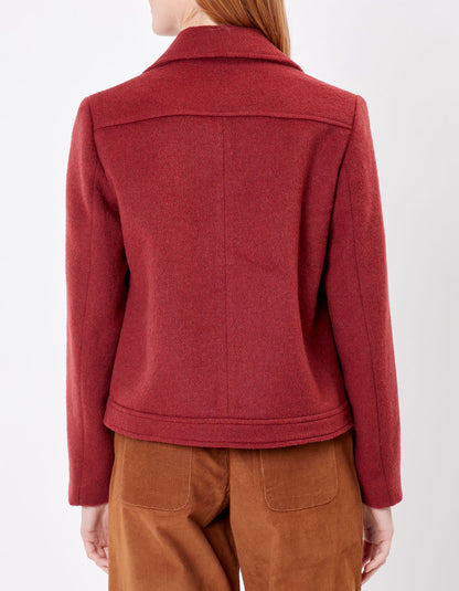 Veste perfecto uni lainage MAJDI