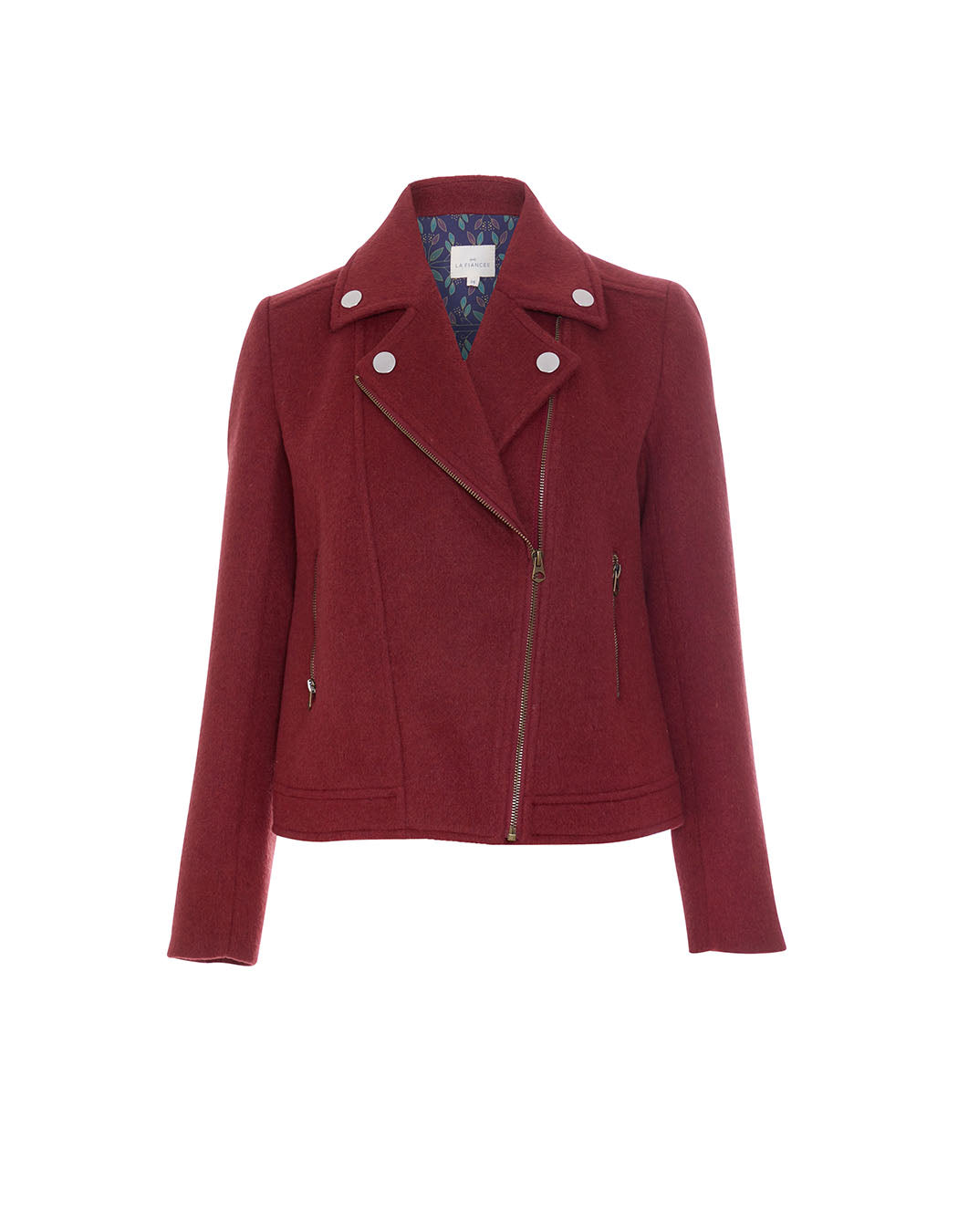 Veste perfecto uni lainage MAJDI